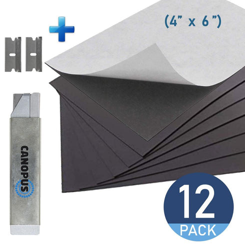 Magnetic Sheets with Adhesive Backing: 4 x 6 inch